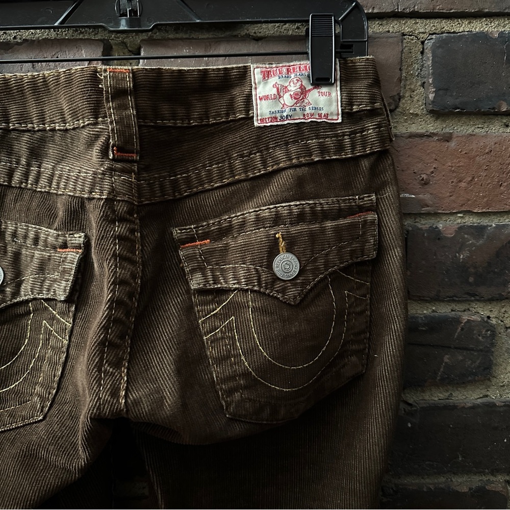 RARE Vtg True Religion Joey Corduroy Bootcut Sz 27 (28 X 33.5) -7” rise